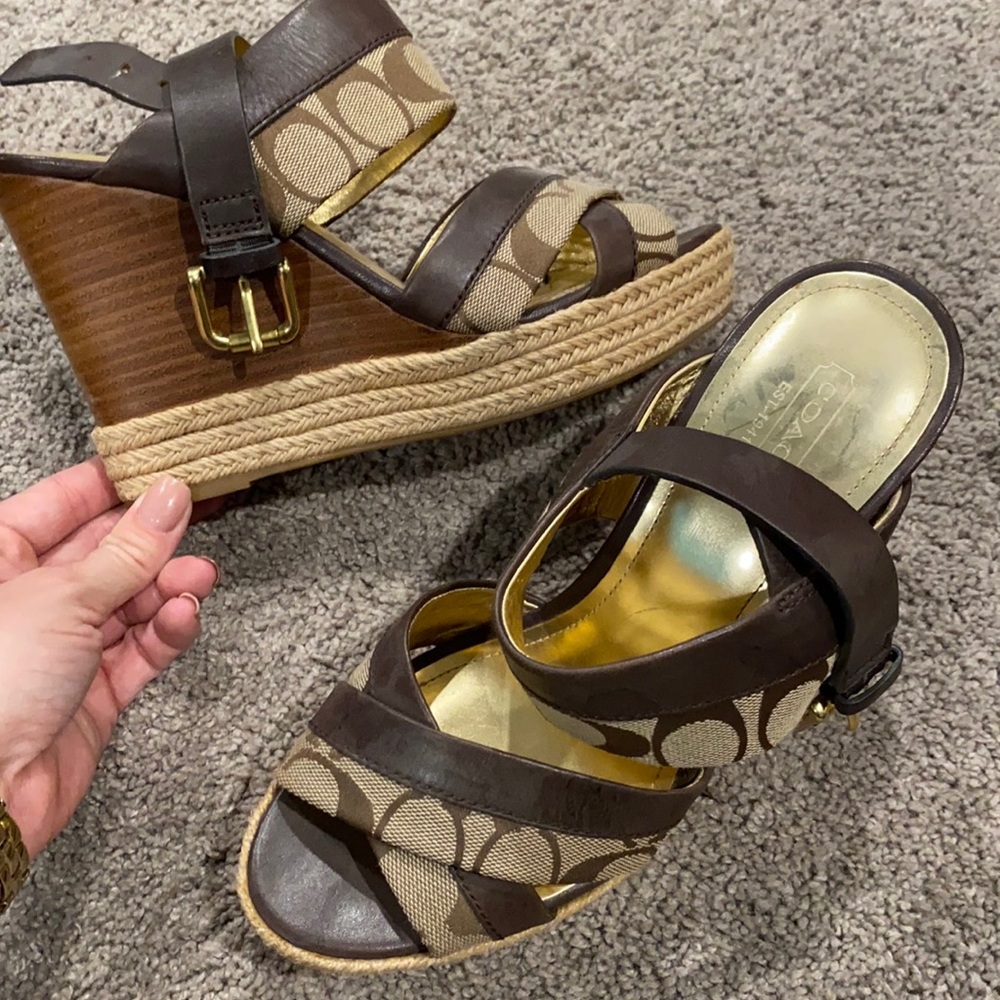Coach wedges